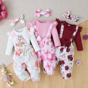 3Pcs Baby Girl Set