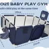 Playpen Safety Fence Playground for Children - Thumbnail Image 26