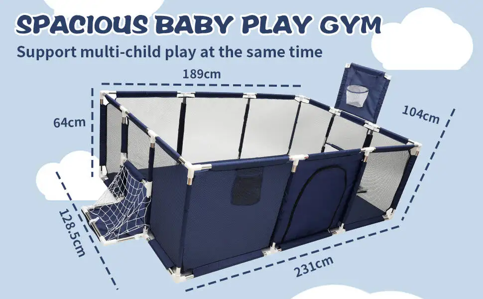 Playpen Safety Fence Playground for Children - Image 26