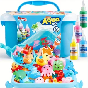 Magic Fairy Water Toy Kit with 10 Magic Gels 12 Sea Creature Molds